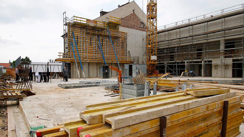 Turnerheim: Baustellen-Rundgang im Juni 2015