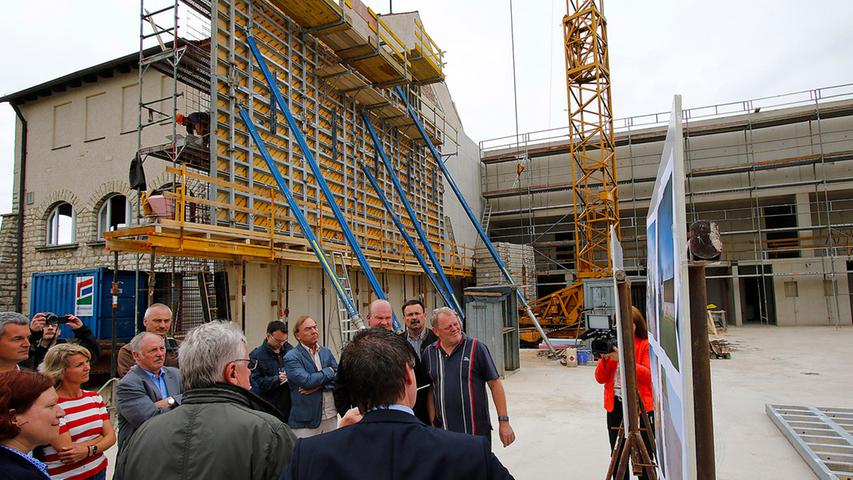 Turnerheim: Baustellen-Rundgang im Juni 2015