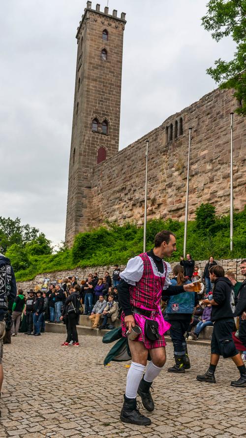 Der Freitag beim Feuertanz-Festival auf Burg Abenberg