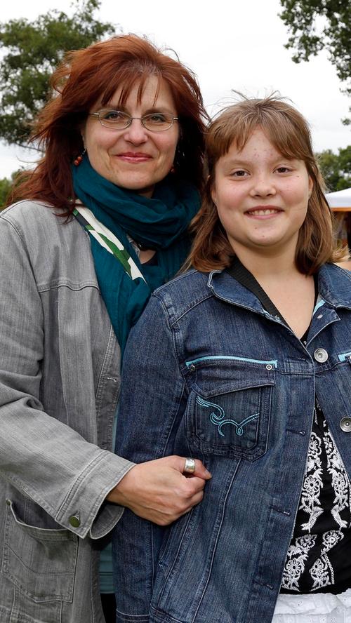 Auch Ramona (44) und Pauline Schumm (11), die erst seit einem Jahr in Forchheim leben, wollten schon immer einmal ein Konzert des Stargeigers besuchen.