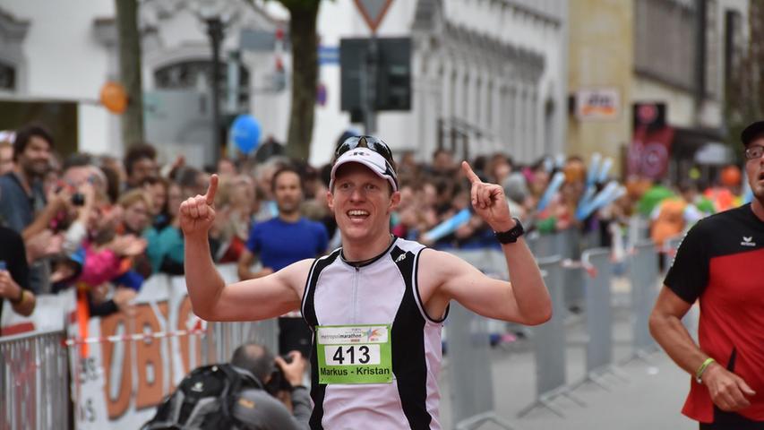 Markus-Kristan Siegler siegte in 2:36 Stunden und stieg aufs oberste Treppchen im Ranking der Marathon-Herren.
