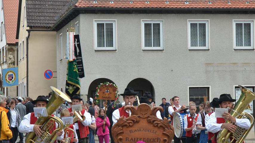 Großer Festumzug in Ellingen: Schützengesellschaft feiert 150. Geburtstag