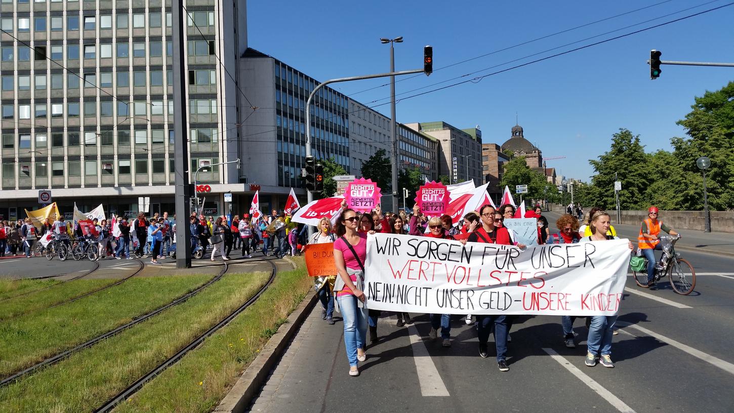 Kita-Streik: Stadt soll zahlen