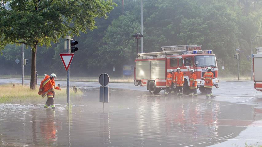 Die Freiwillige Feuerwehr Buchenbühl musste am Samstagnachmittag ran und helfen.