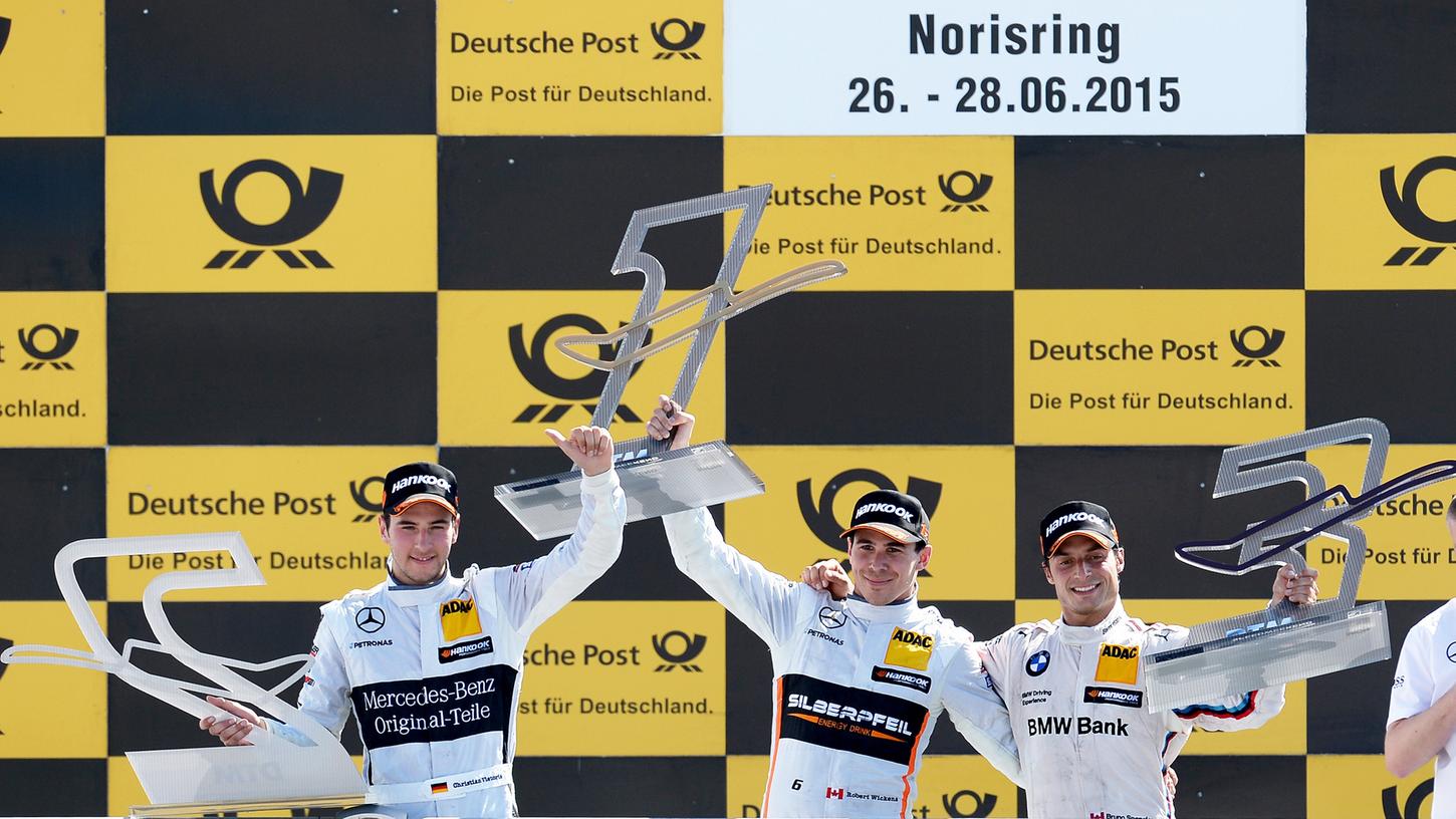 Robert Wickens und Christian Vietoris sicherten den Doppelerfolg für Mercedes, Bruno Spengler fuhr auf Rang drei vor.