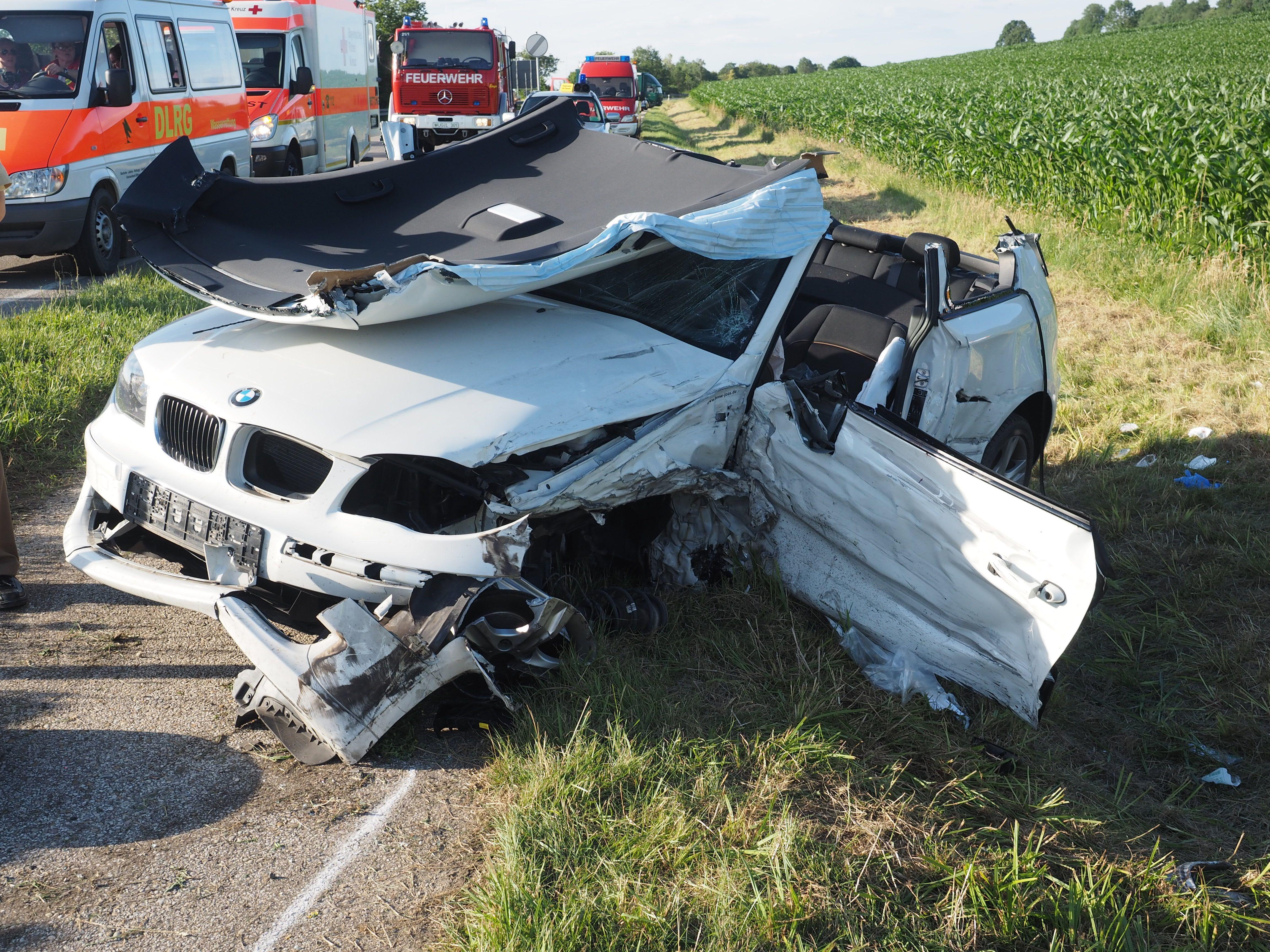 Schwerer Unfall Auf B2 Bei Weißenburg Mit Neun Verletzten | Nordbayern