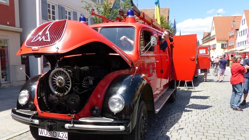 150 Jahre Gunzenhäuser Feuerwehr: Feier mit sehenswerten Oldtimern
