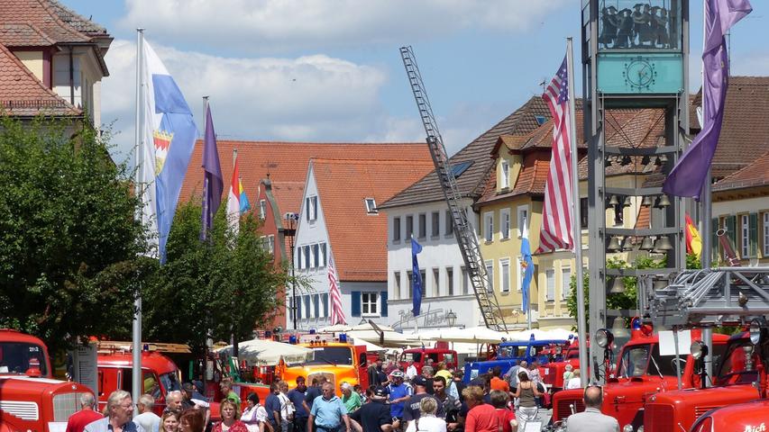 150 Jahre Gunzenhäuser Feuerwehr: Feier mit sehenswerten Oldtimern