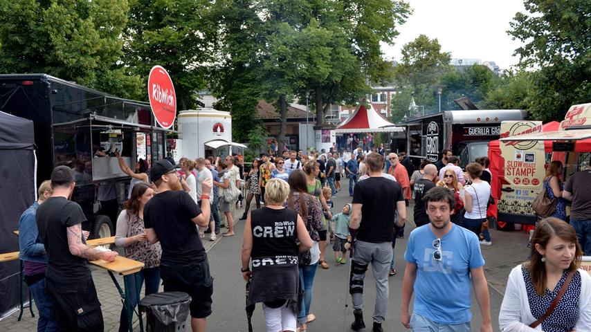 Gute Laune, Spaß und lecker Essen: Streetfood Markt in Erlangen