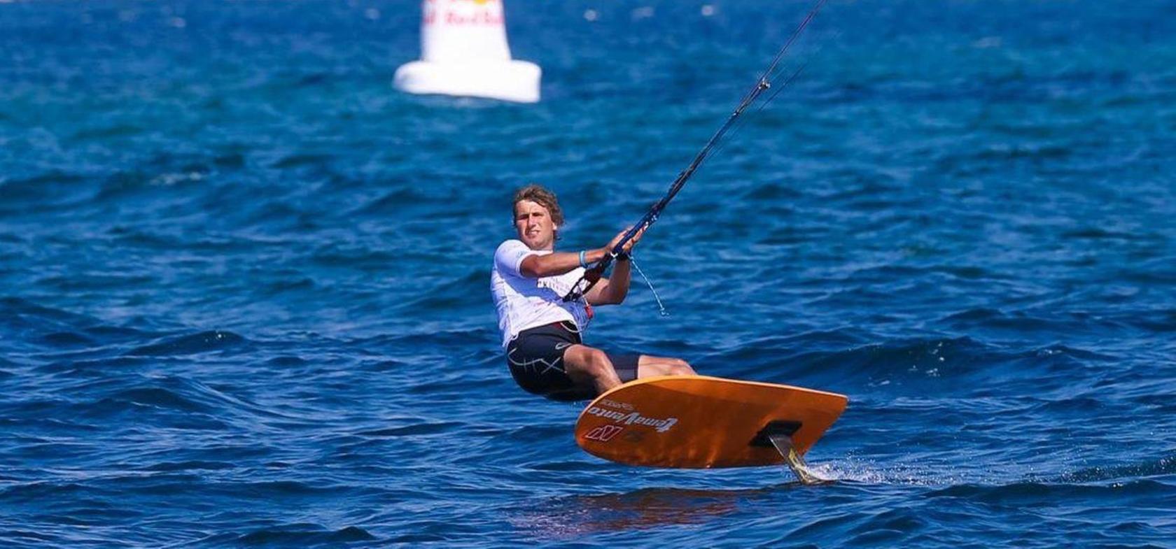 Kite-Surfer Florian Gruber ist Vize-Europameister