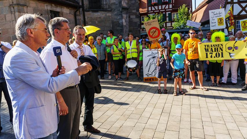 Trassenprotest in Altdorf
