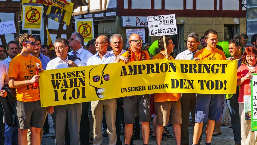 Trassenprotest in Altdorf