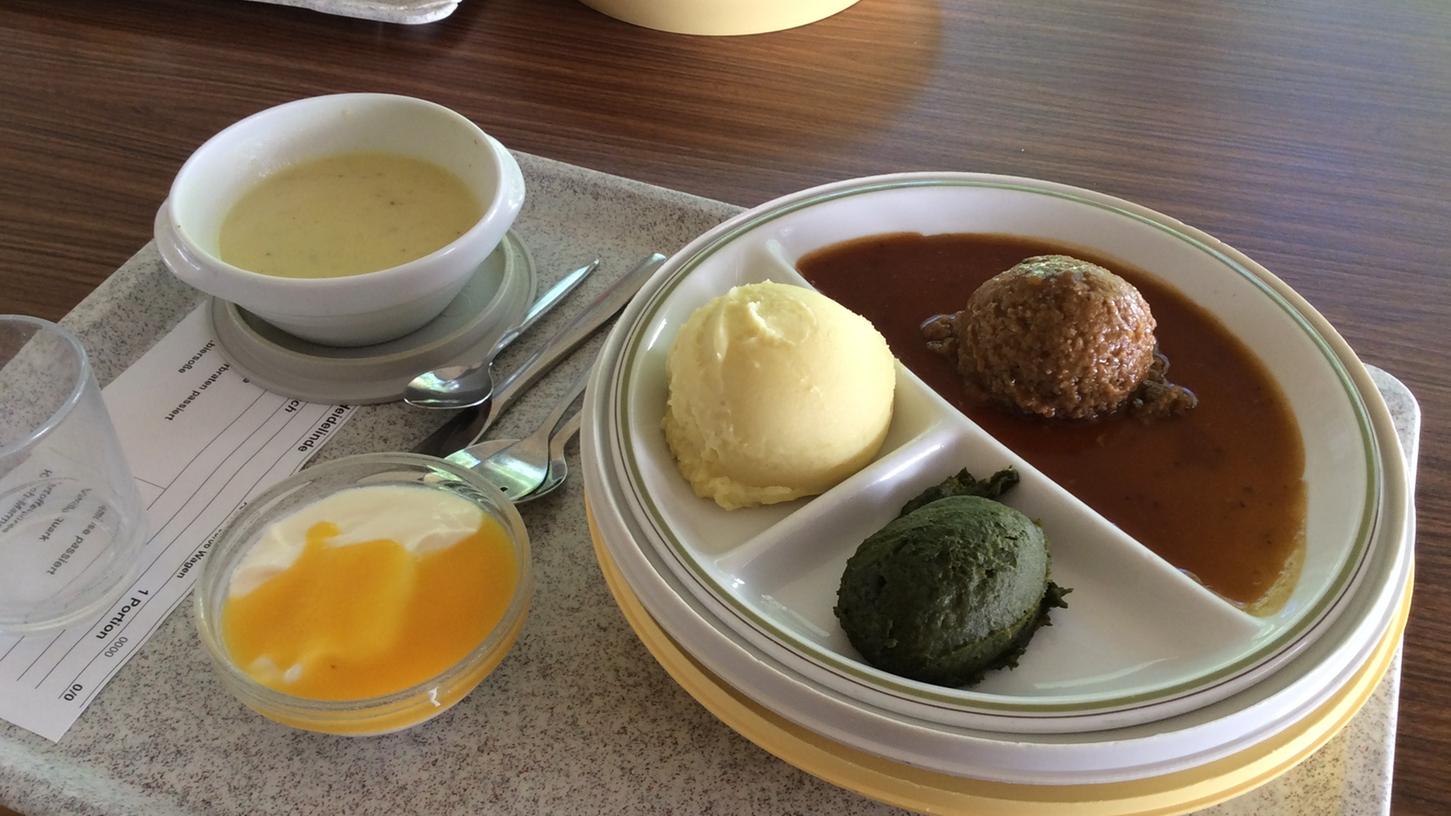 Es muss nicht immer schrecklich aussehen: Auch so kann püriertes Essen angerichtet werden. Es muss nicht immer schrecklich aussehen: Auch so kann püriertes Essen angerichtet werden.