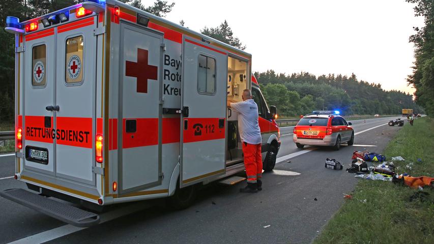 Tödlicher Unfall auf B2: Quadfahrer stirbt nach Kollision