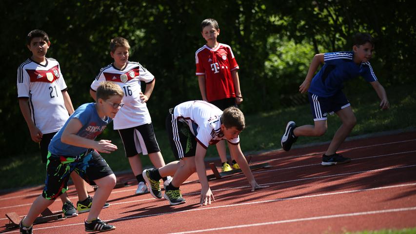 Laufen, Werfen, Springen: Die Bundesjugendspiele in Herzogenaurach