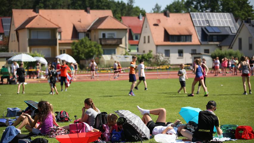 Laufen, Werfen, Springen: Die Bundesjugendspiele in Herzogenaurach