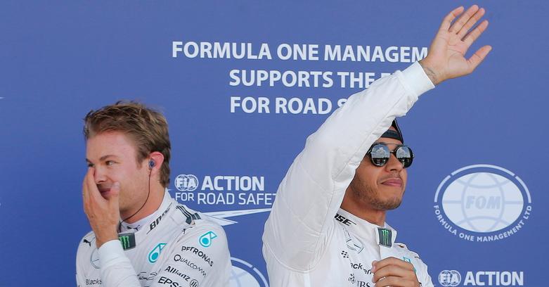 Hamilton kontert Rosberg-Attacke: Heimspiel von Pole-Position