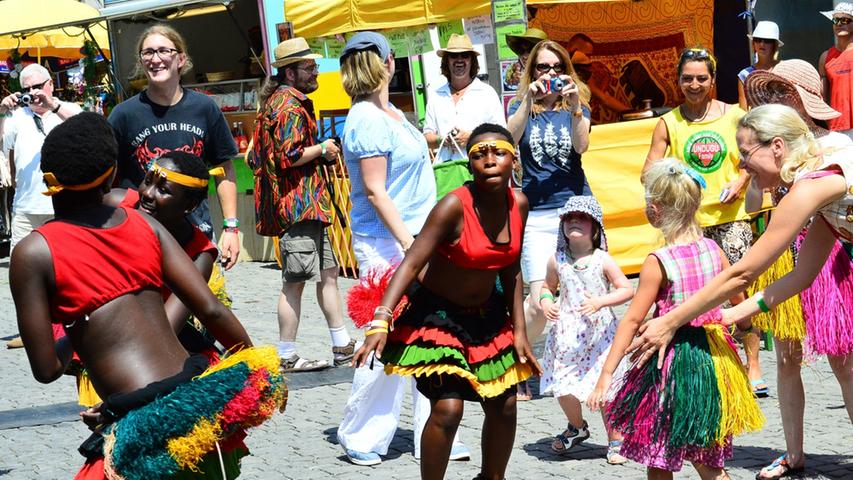 Schweißtreibende Tanz-Performance bei den Afrika-Kulturtagen