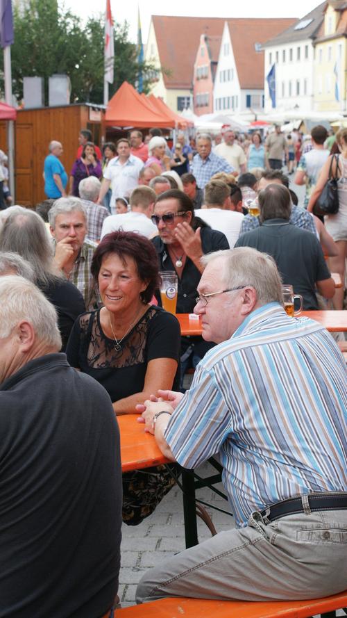 Hitzeschlacht und Party: Das Bürgerfest in Gunzenhausen