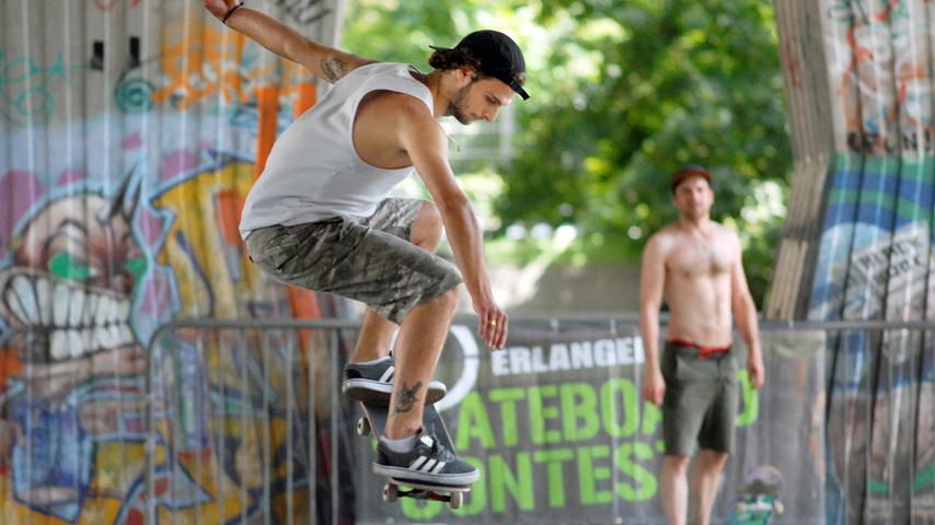 Kleine Rollen, große Tricks: Der 20. Erlanger Skatecontest