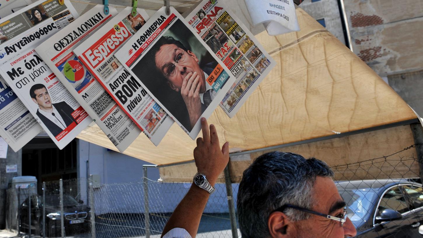 Am Tag danach berichtet die Weltpresse vom Referendum in Griechenland.