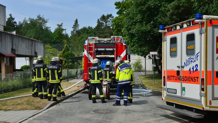 Großaufgebot nach Feuer in Klinikum am Europakanal