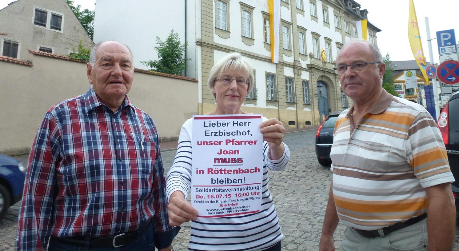 Versetzung nach Nürnberg: Röttenbach kämpft um seinen Pfarrer