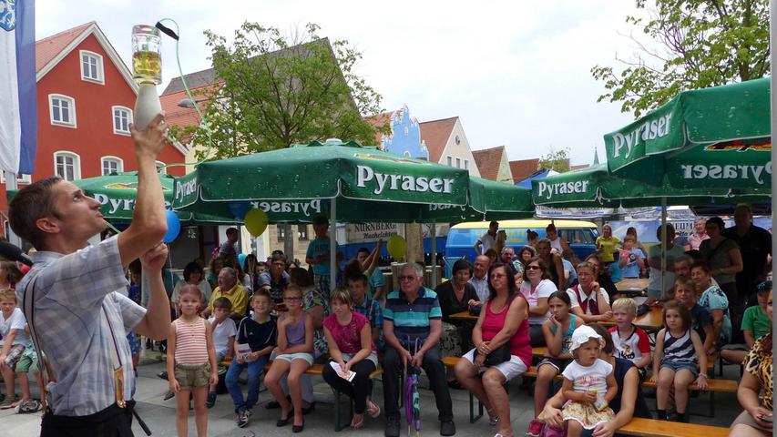 Blaskapelle, Flohmarkt und mehr beim Stadttorfest in Freystadt
