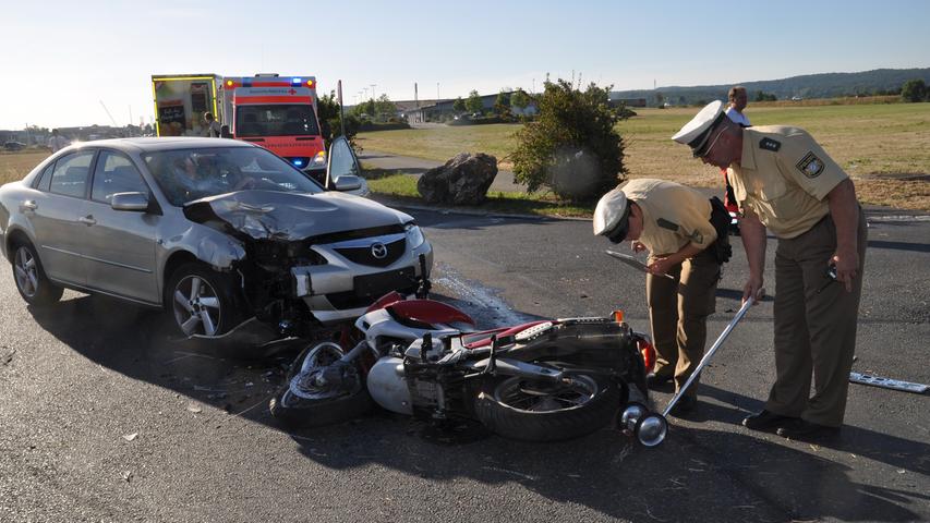 52-Jähriger stirbt bei Motorradunfall bei Adelsdorf