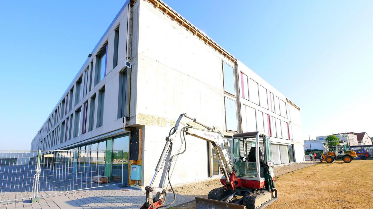 Gymnasium Wendelstein: Erweiterungsbau hat begonnen