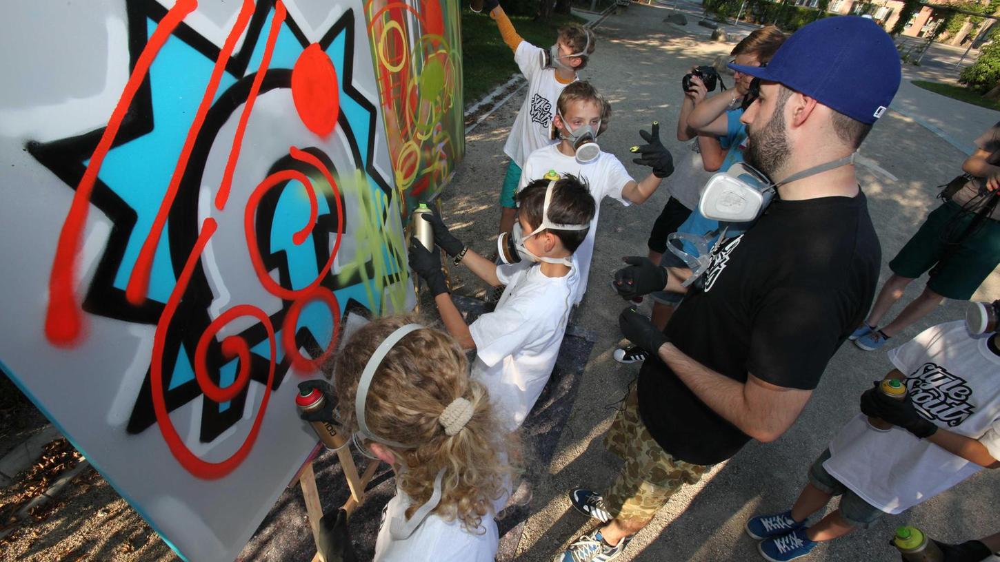 Tolle Graffiti-Aktion: „Chilling Area“ hat ein neues Kunstwerk