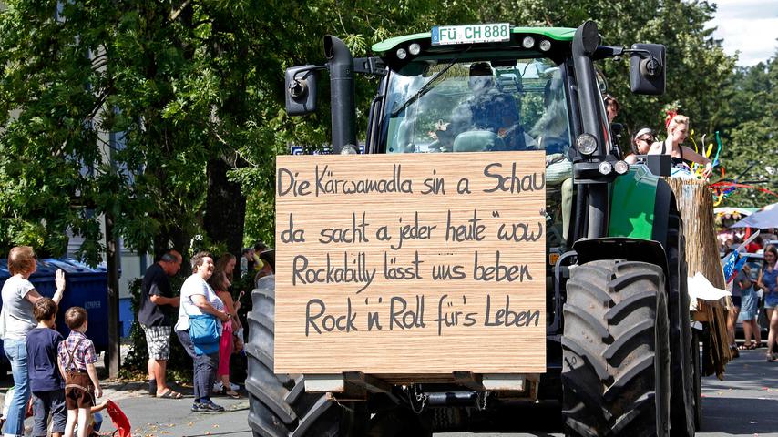 Kirchweih in Ziegelstein: Rockabilly, Kärwabuam und heißes Wetter