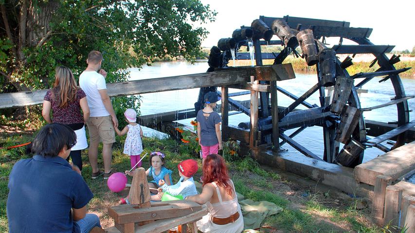 Infos, Spiel und Spaß rund um die Wasserräder in Möhrendorf