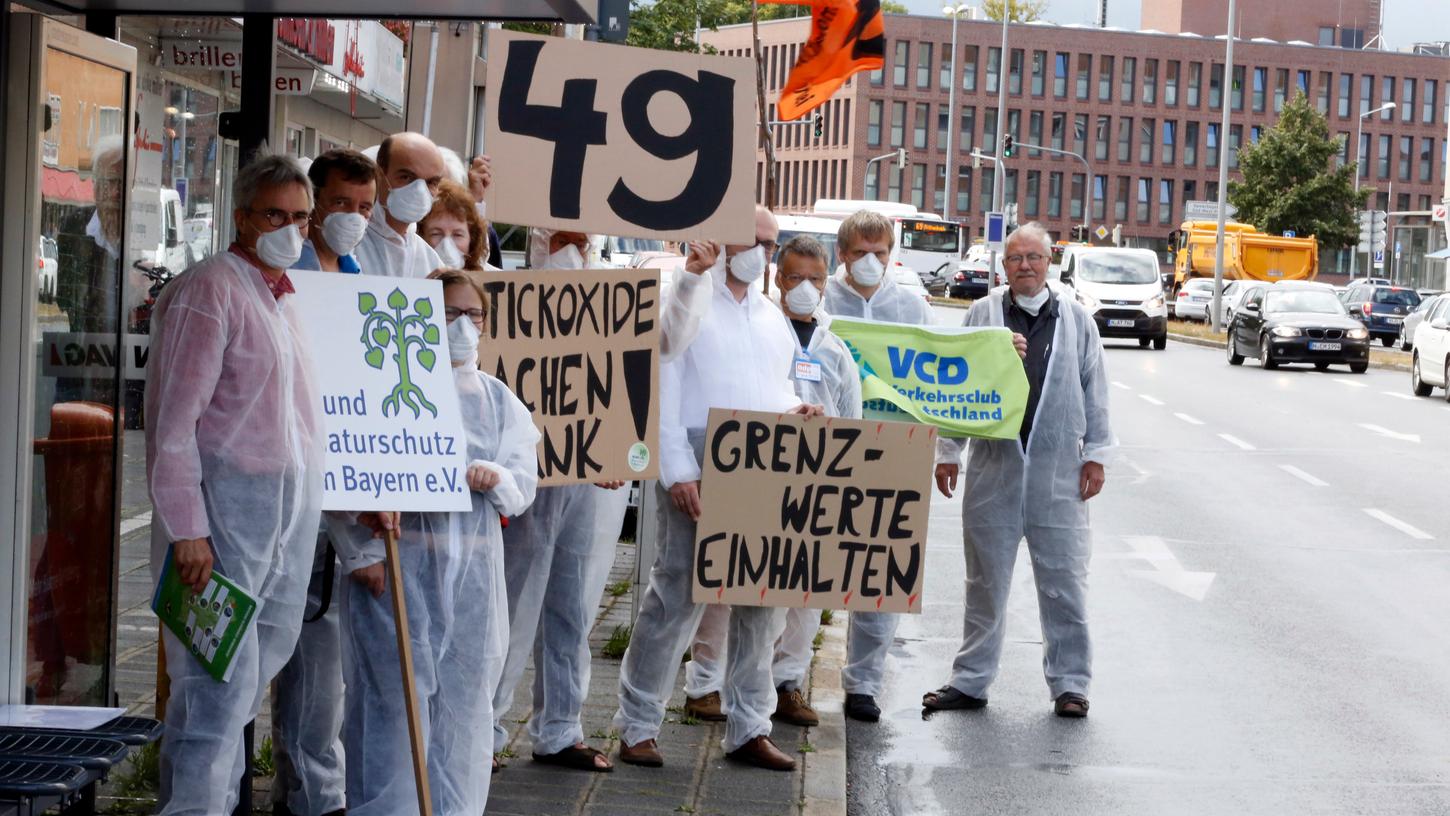 Protest gegen dicke Luft im Nürnberger Südwesten 