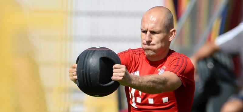 FCB vor Supercup: Arjen Robben trainiert wieder