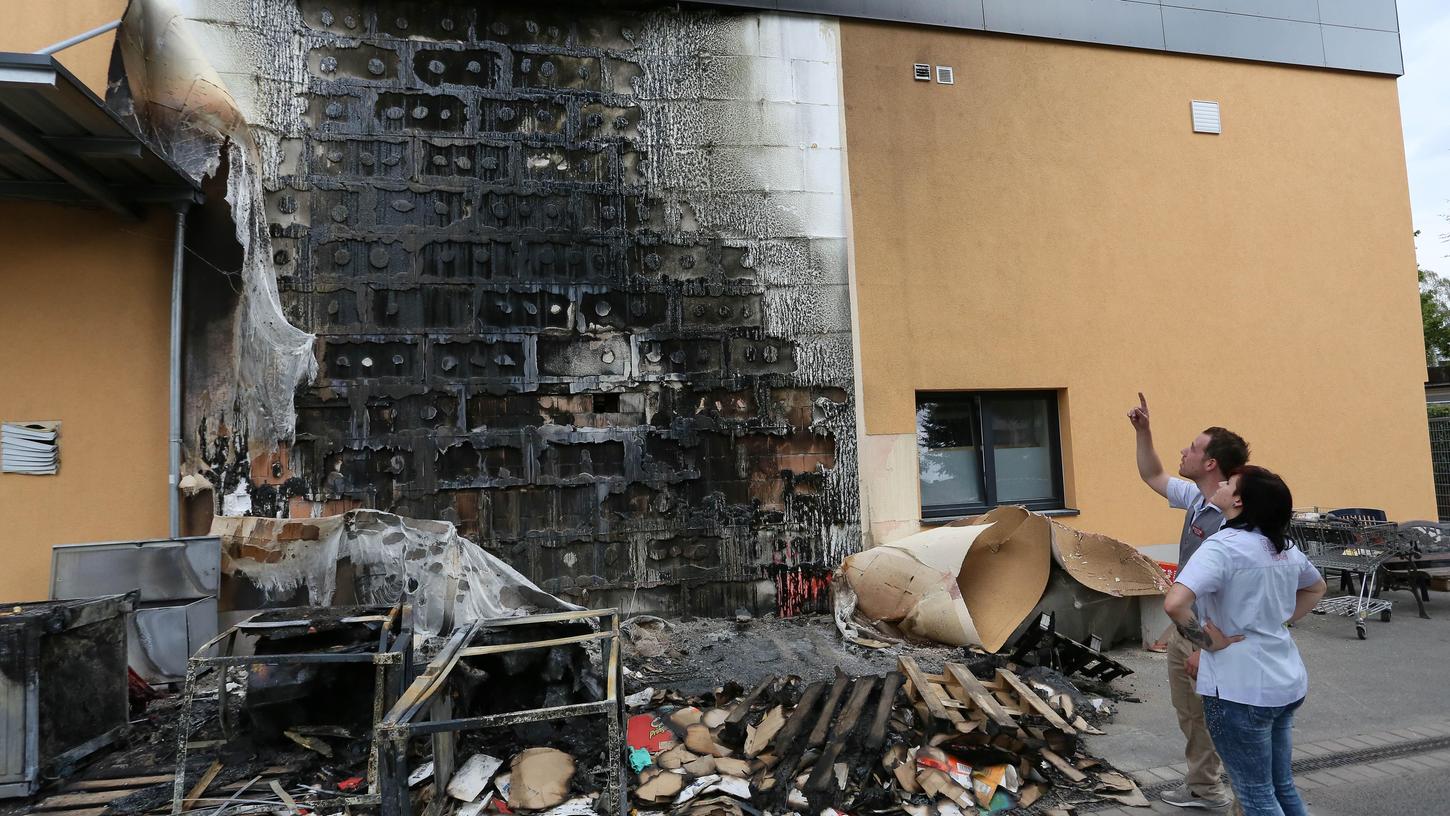 Brandschaden am neuen Supermarkt hält sich in Grenzen