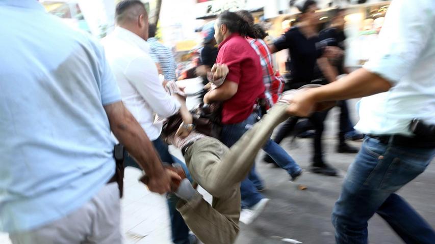 Auch in Ankara kam es bei Demonstrationen zu unzähligen Verhaftungen.