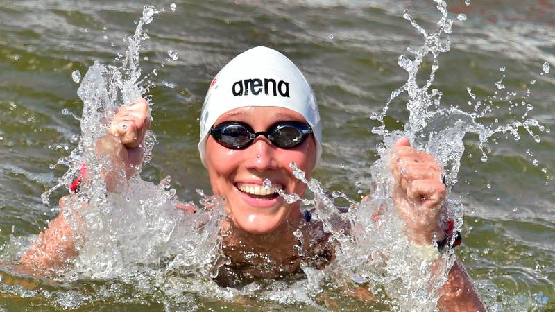 Freiwasser und Isabelle Härle - die ganz große Liebe ist es nicht. Für das Olympa-Ticket hat es für die Schwimmerin trotzdem gereicht.