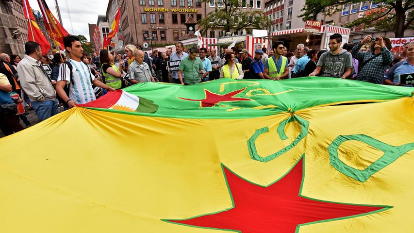 Nürnberg: Kurden demonstrieren gegen türkische Regierung
