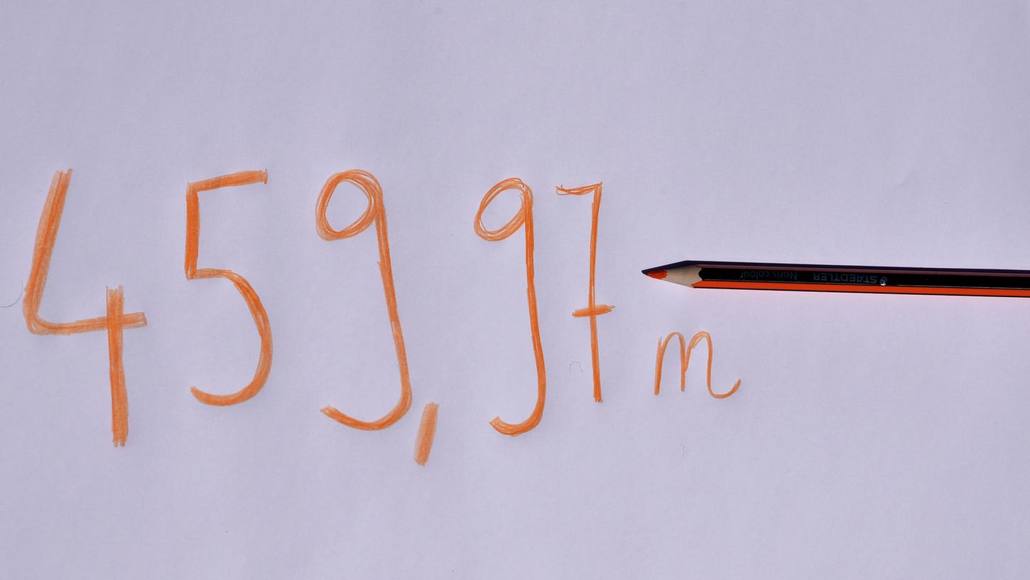 459,97 Meter: Nürnberg hat den längsten Buntstift der Welt