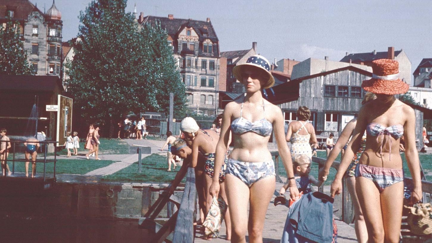 Das alte Flussbad - das Sommervergnügen von der Mitte des 19. bis zur Mitte des 20. Jahrhunderts.