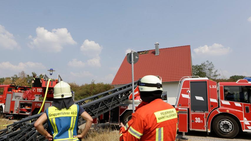 100.000 Euro Sachschaden nach Brand in Allersberg