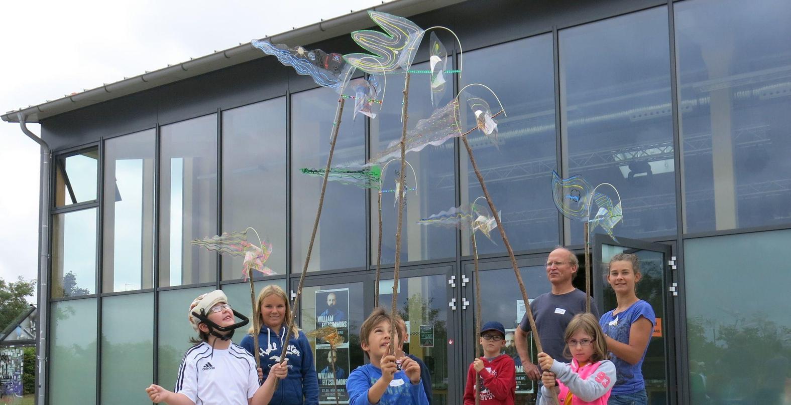 Eckentaler Kinder bauen ihre eigenen Windräder