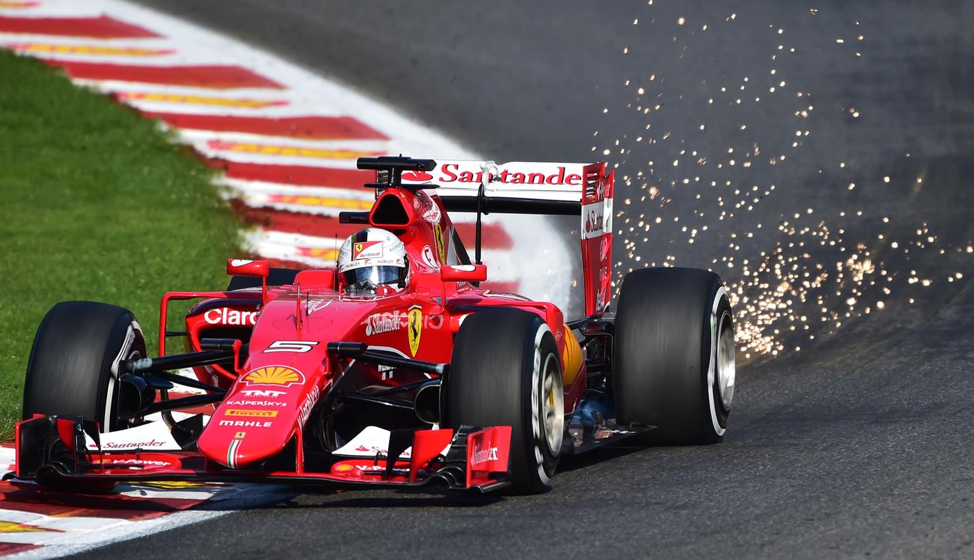Nicht sein Tag: Sebastian Vettel haderte am Sonntag mit der Technik - speziell mit den Reifen.