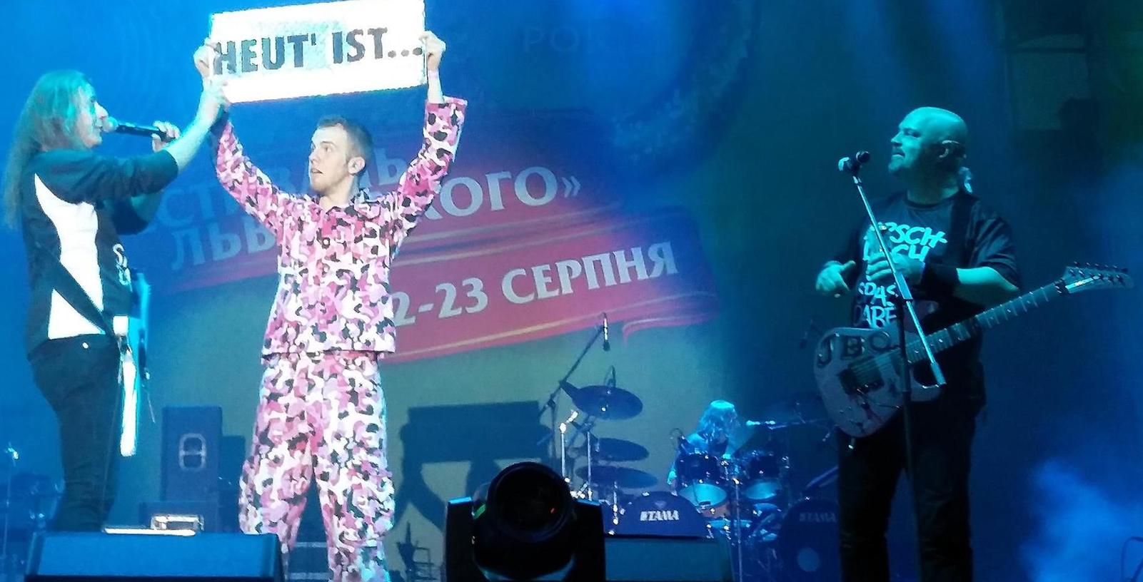 Erlanger Spaß-Rocker in der Ukraine