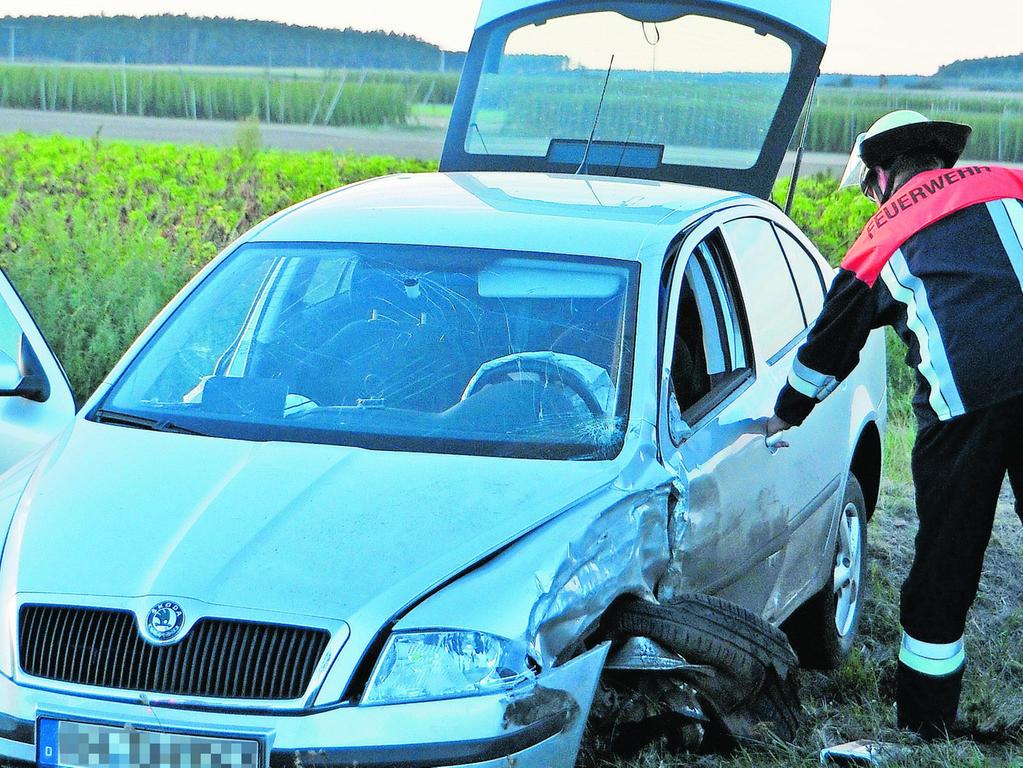 Kollision bei Abenberg: Audifahrer überholte trotz Gegenverkehr
