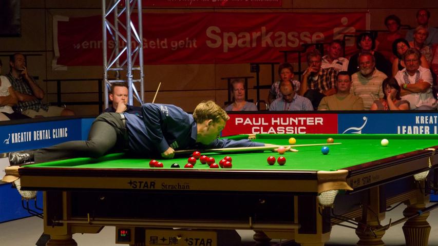 Die Halle wurde zur festen Adresse fürs Snooker-Turnier Paul Hunter Classic.