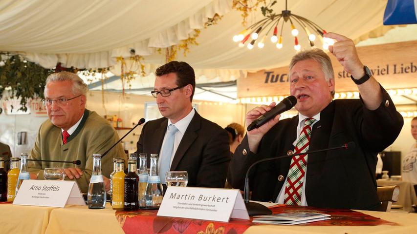 Volksfest: Herrmann und Überraschungsgast Blanco beim Eisenbahner-Tag