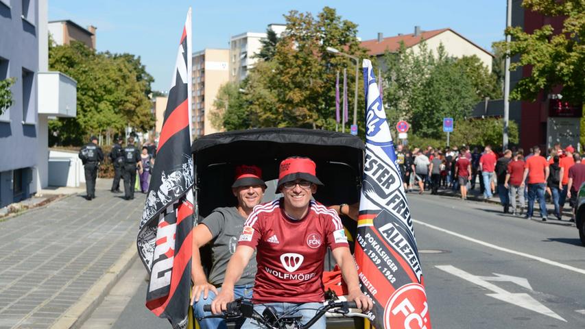 "Giro di Norimberga": So radelten die Clubfans nach Fürth