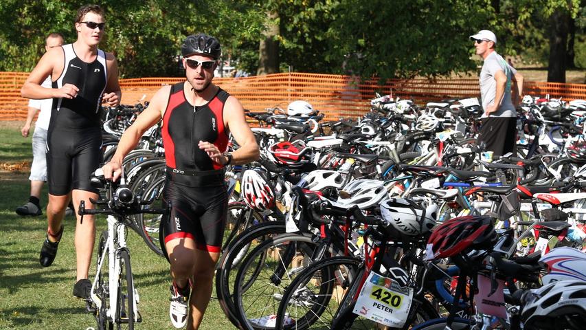 Schwimmen, Fahrradfahren, Laufen: Der Medwork-Triathlon in Höchstadt